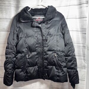 Womens M ZeroXposur Mid-Weight Quilted Puffer Jacket Medium 60% Down Winter Ski‎